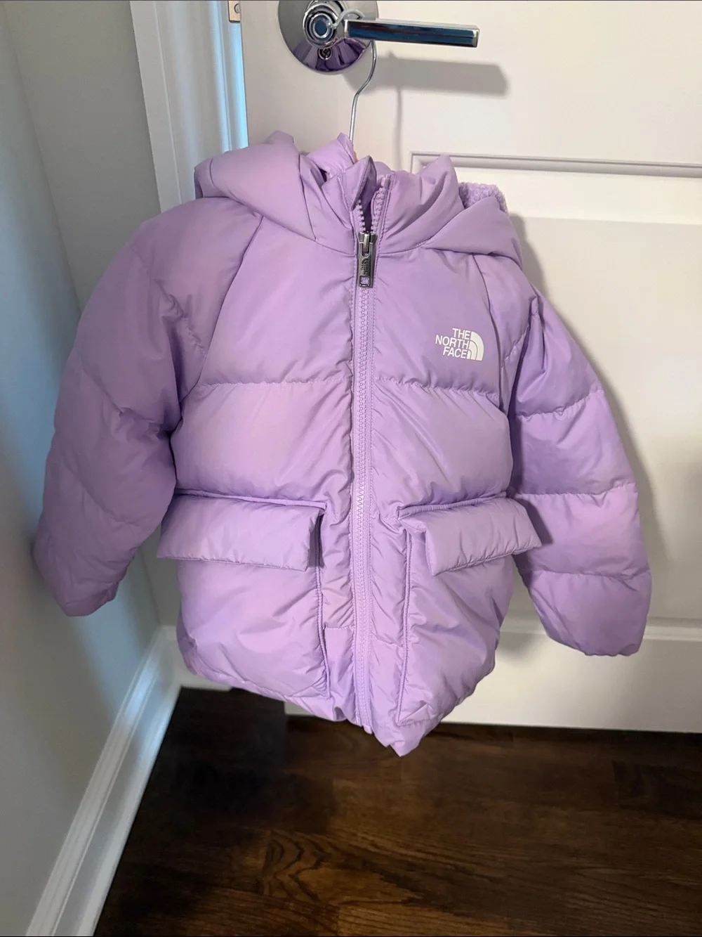 The North Face Kids' Lavender Puffy Hooded Jacket